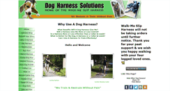 Desktop Screenshot of dog-harness-solutions.com